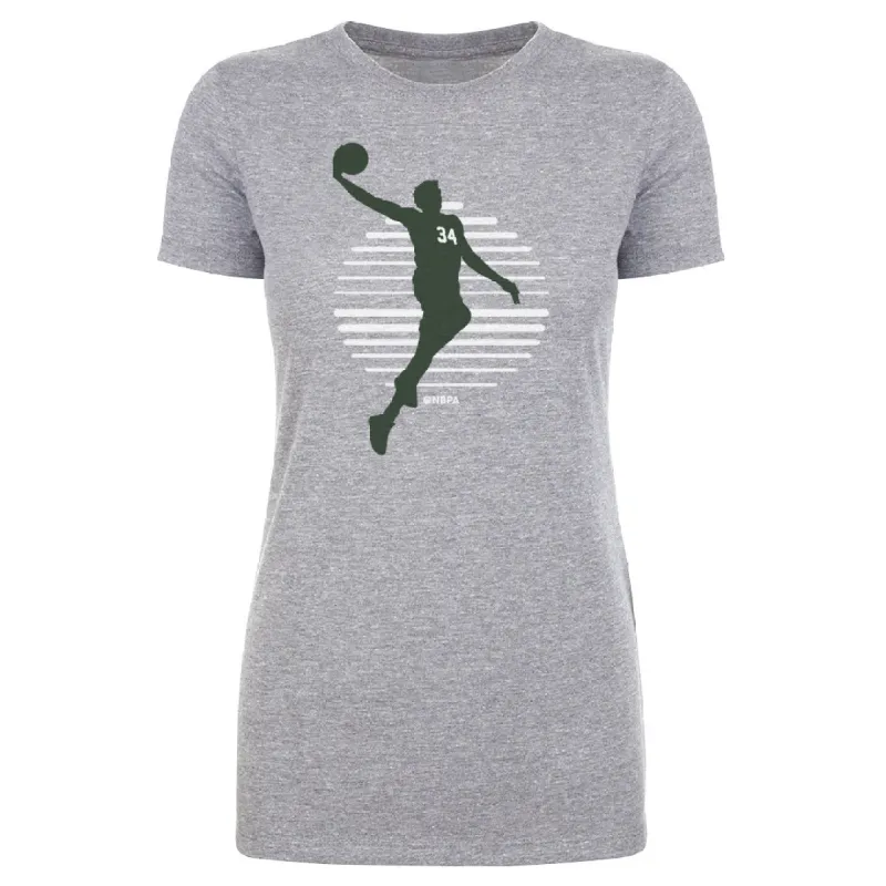 Giannis Antetokounmpo Silhouette Lines WHT sold by 500 Level