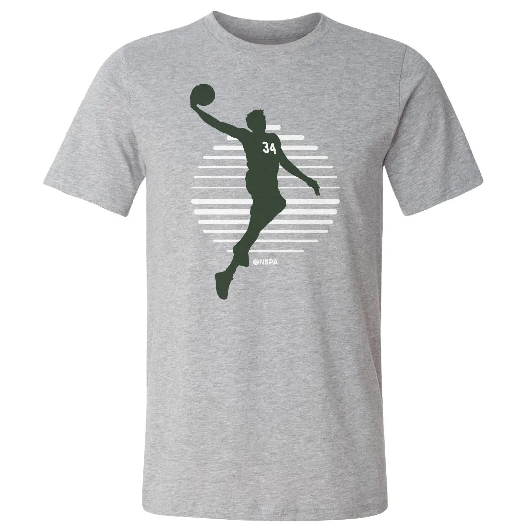 Giannis Antetokounmpo Silhouette Lines WHT sold by 500 Level