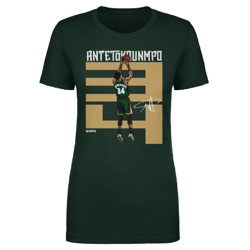 Giannis Antetokounmpo Number D WHT sold by 500 Level