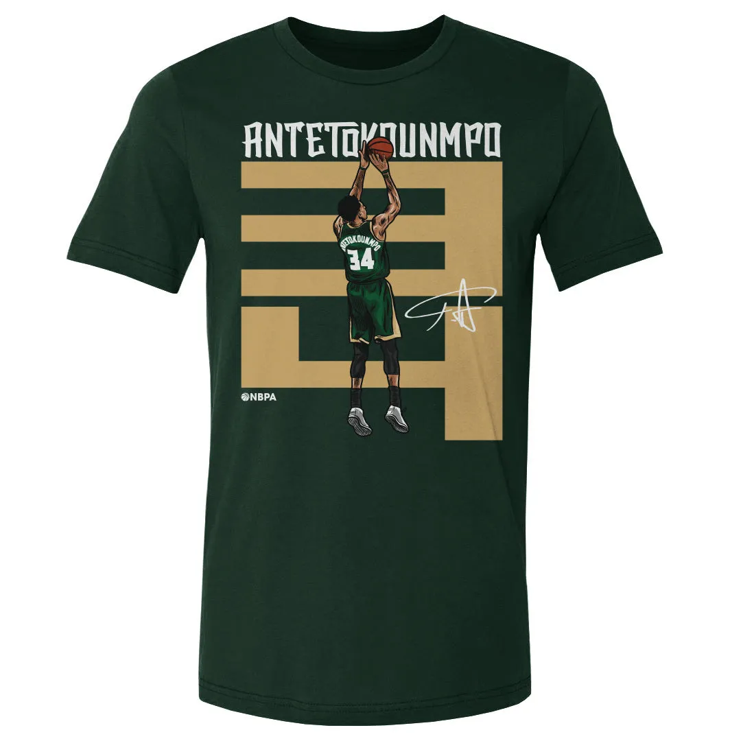 Giannis Antetokounmpo Number D WHT sold by 500 Level