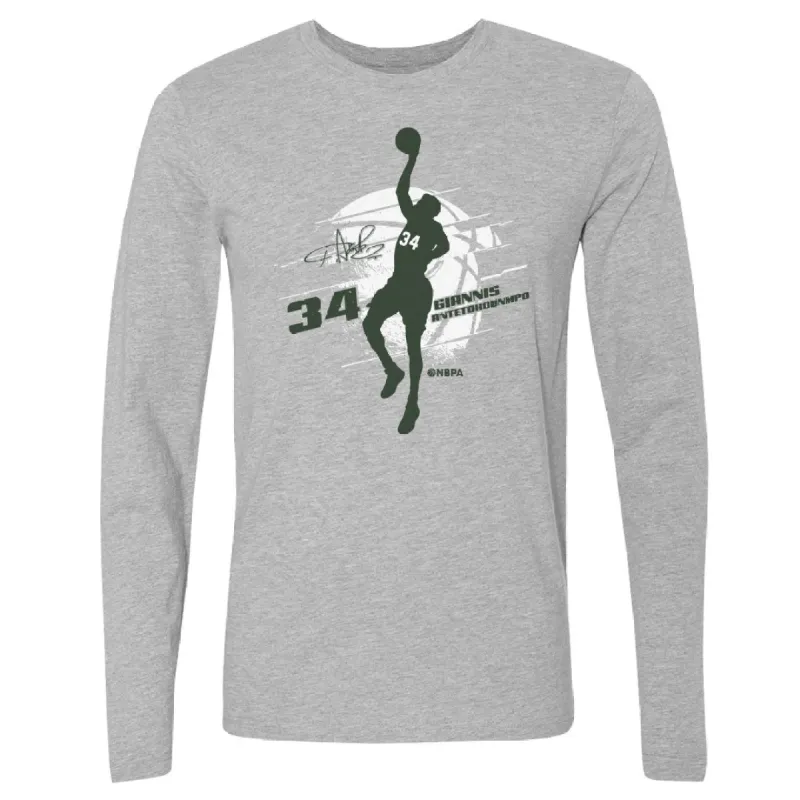Giannis Antetokounmpo Milwaukee Silhouette WHT sold by 500 Level