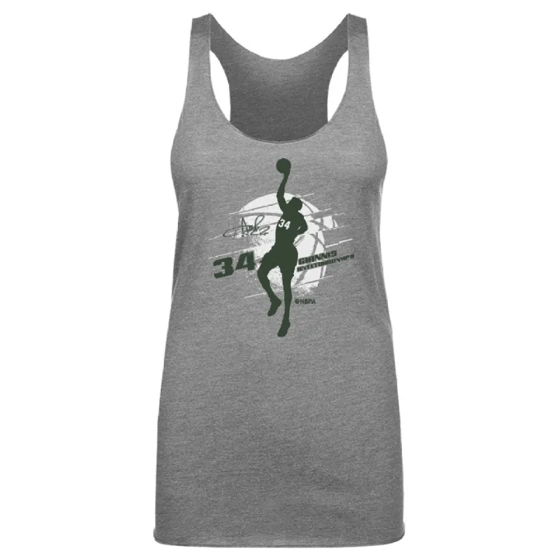 Giannis Antetokounmpo Milwaukee Silhouette WHT sold by 500 Level