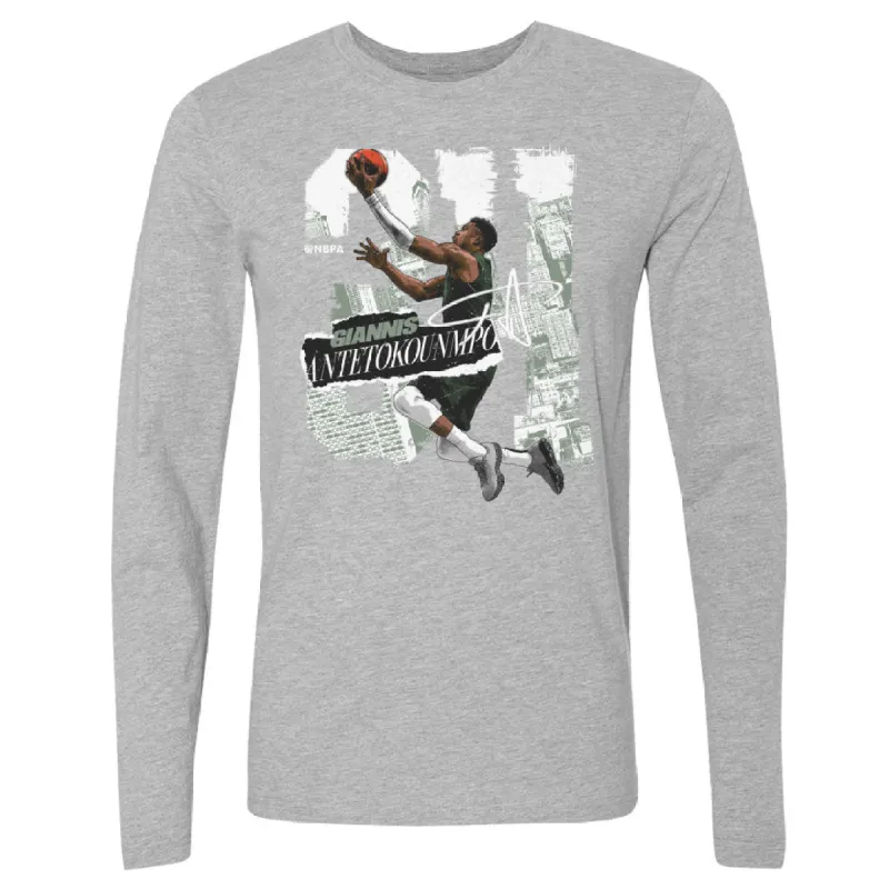 Giannis Antetokounmpo Milwaukee Rough WHT sold by 500 Level