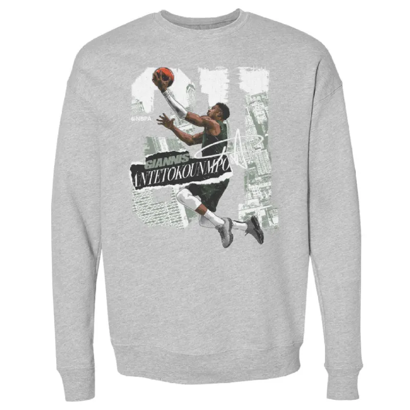 Giannis Antetokounmpo Milwaukee Rough WHT sold by 500 Level