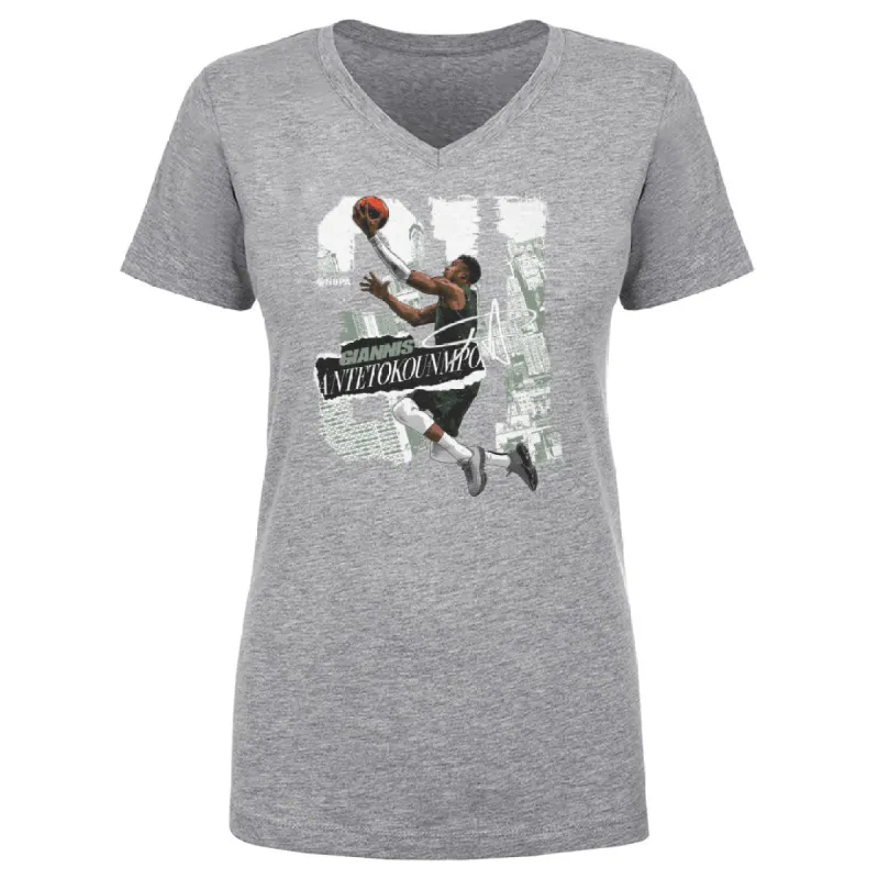 Giannis Antetokounmpo Milwaukee Rough WHT sold by 500 Level
