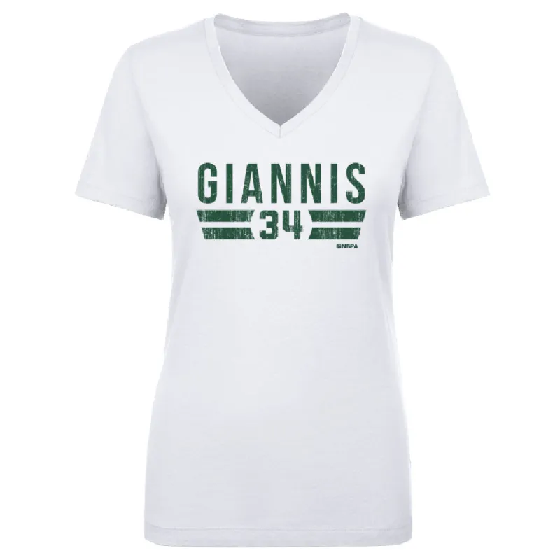 Giannis Antetokounmpo Milwaukee Font sold by 500 Level