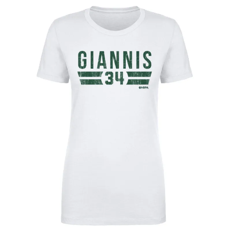 Giannis Antetokounmpo Milwaukee Font sold by 500 Level