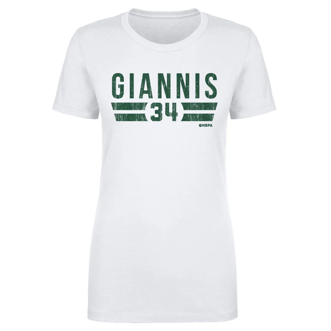 Giannis Antetokounmpo Milwaukee Font sold by 500 Level