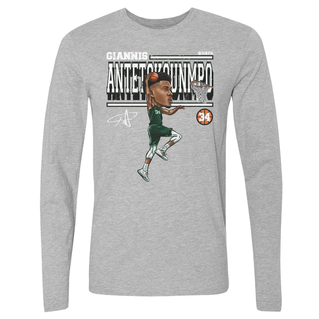 Giannis Antetokounmpo Cartoon WHT sold by 500 Level