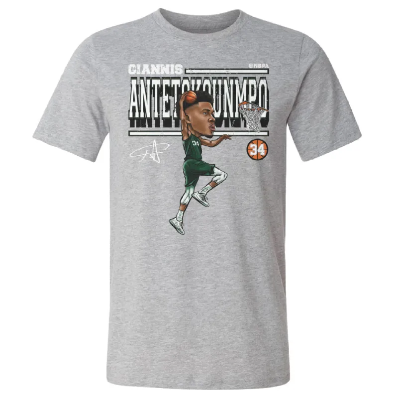 Giannis Antetokounmpo Cartoon WHT sold by 500 Level