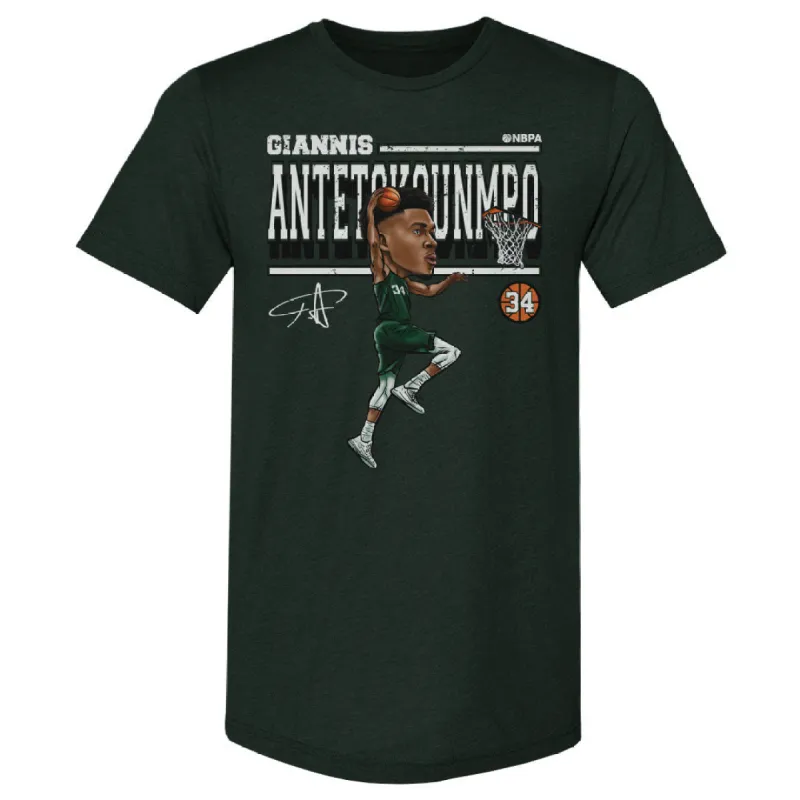 Giannis Antetokounmpo Cartoon WHT sold by 500 Level