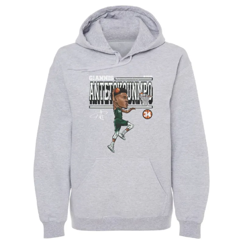 Giannis Antetokounmpo Cartoon WHT sold by 500 Level