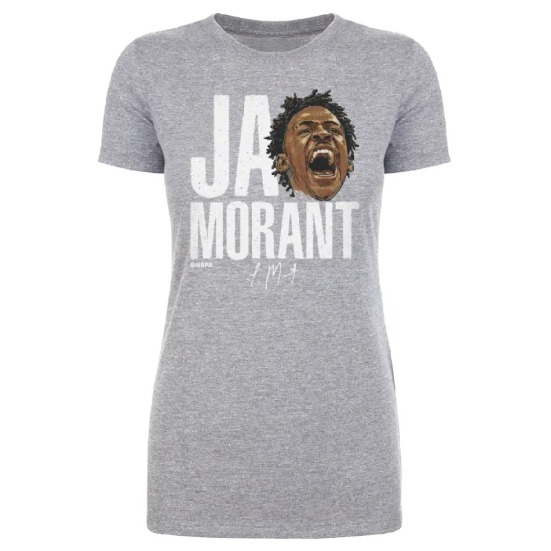 Ja Morant Stacked WHT sold by 500 Level