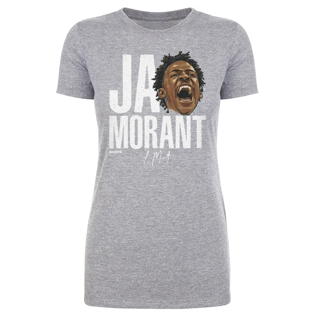 Ja Morant Stacked WHT sold by 500 Level