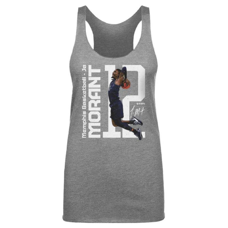 Ja Morant Memphis Vertical WHT sold by 500 Level