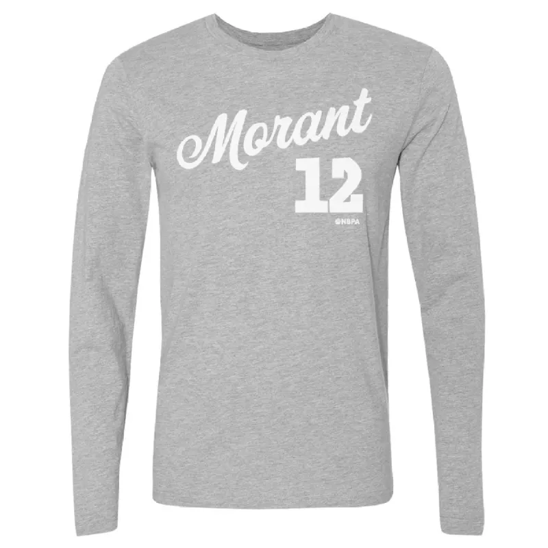 Ja Morant Memphis Script WHT sold by 500 Level