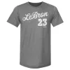 LeBron James Los Angeles Script WHT sold by 500 Level