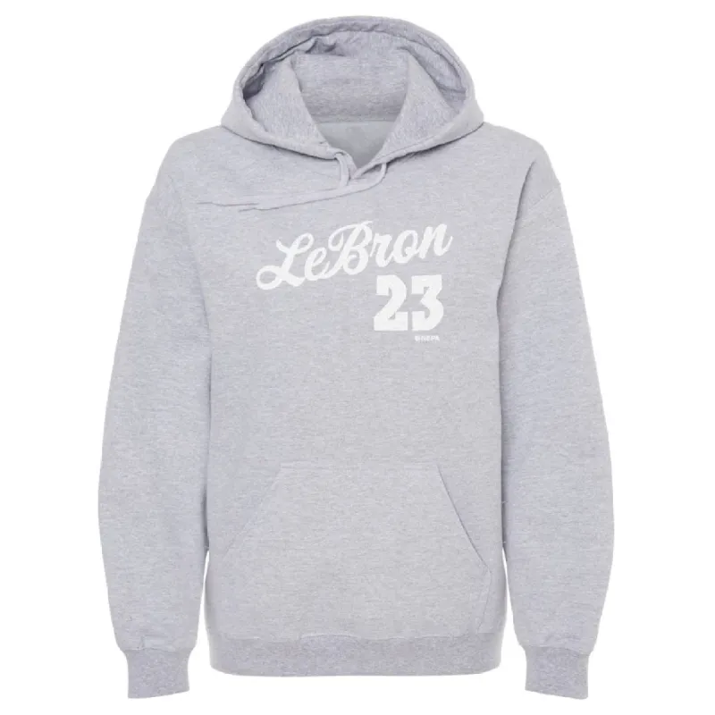 LeBron James Los Angeles Script WHT sold by 500 Level