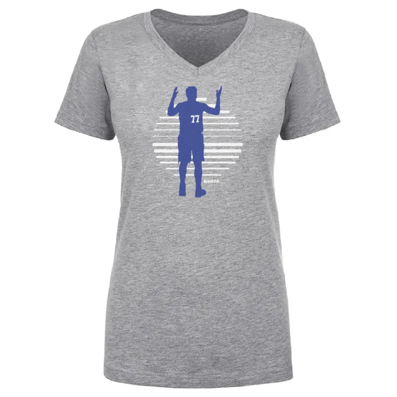Luka Doncic Silhouette Lines WHT sold by 500 Level