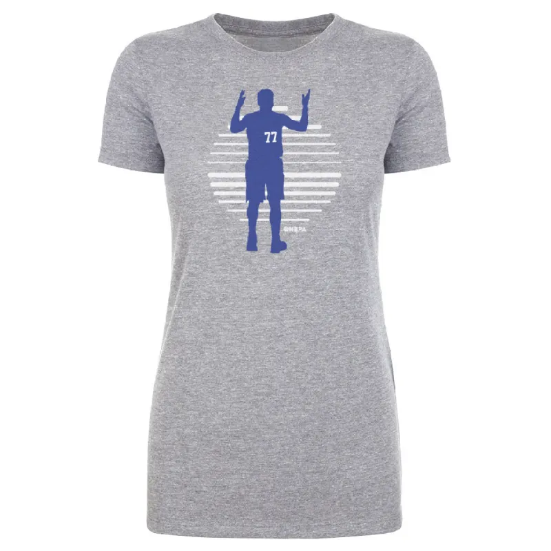 Luka Doncic Silhouette Lines WHT sold by 500 Level