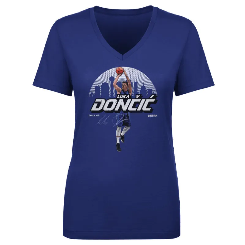 Luka Doncic Dallas Skyline WHT sold by 500 Level