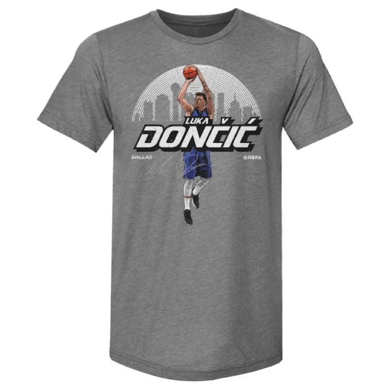 Luka Doncic Dallas Skyline WHT sold by 500 Level