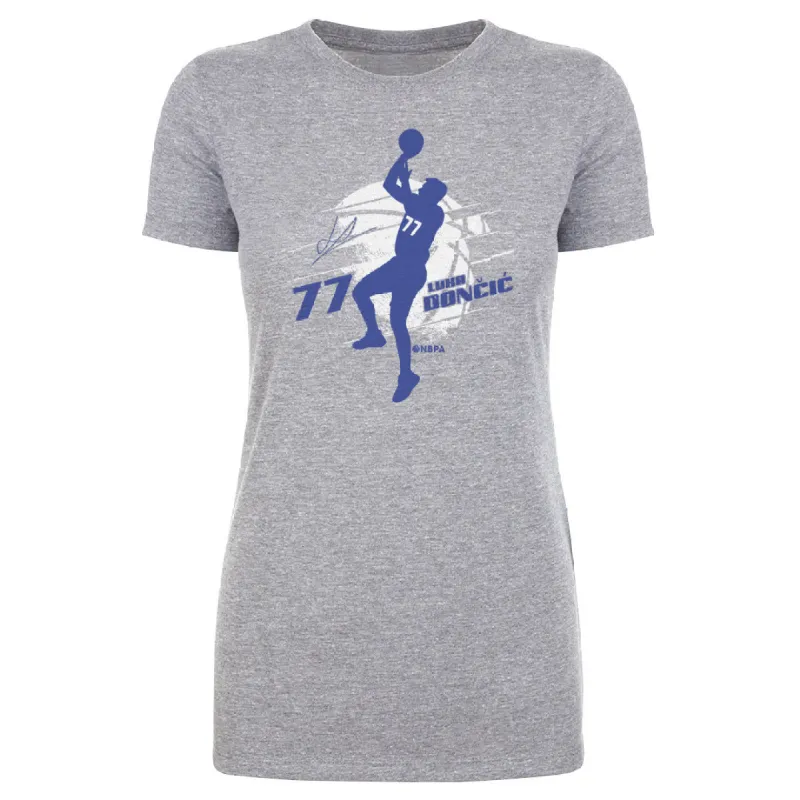 Luka Doncic Dallas Silhouette WHT sold by 500 Level