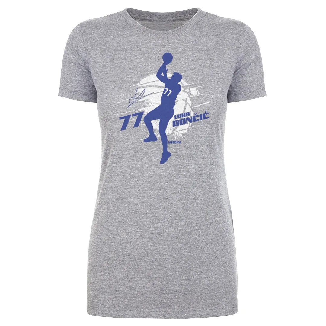 Luka Doncic Dallas Silhouette WHT sold by 500 Level