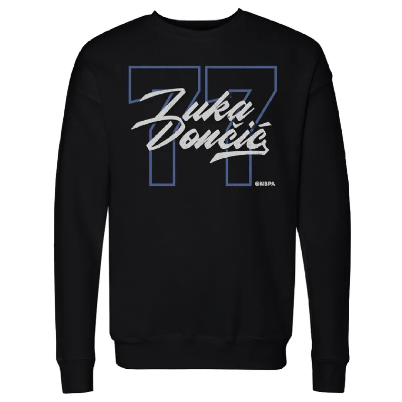 Luka Doncic Dallas Number Script WHT sold by 500 Level