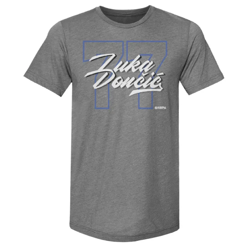 Luka Doncic Dallas Number Script WHT sold by 500 Level