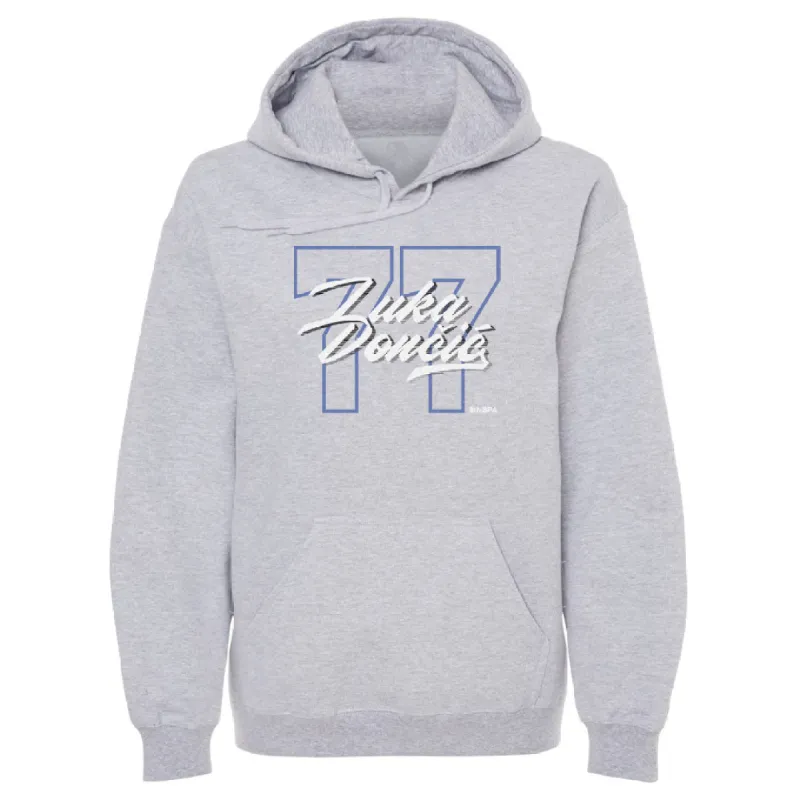 Luka Doncic Dallas Number Script WHT sold by 500 Level
