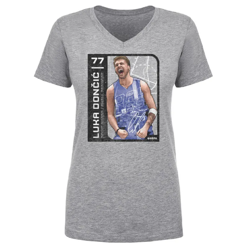 Luka Doncic Dallas Card WHT made by 500 Level