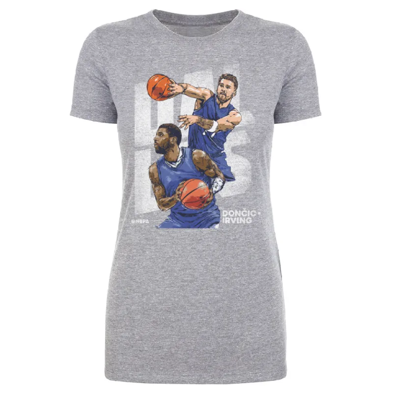 Kyrie Irving & Luka Doncic Dallas Duo WHT sold by 500 Level