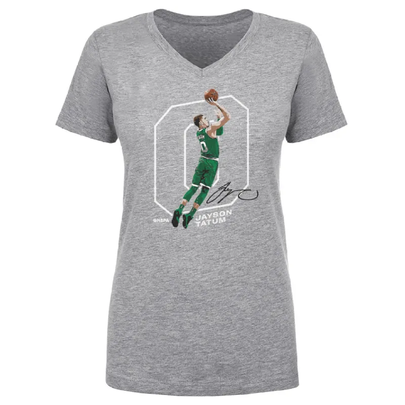 Jayson Tatum Outline W WHT sold by 500 Level