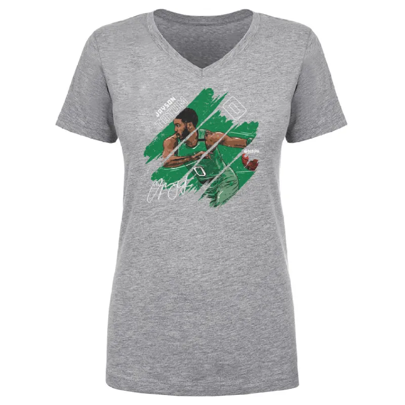 Jayson Tatum Boston Stripes WHT sold by 500 Level