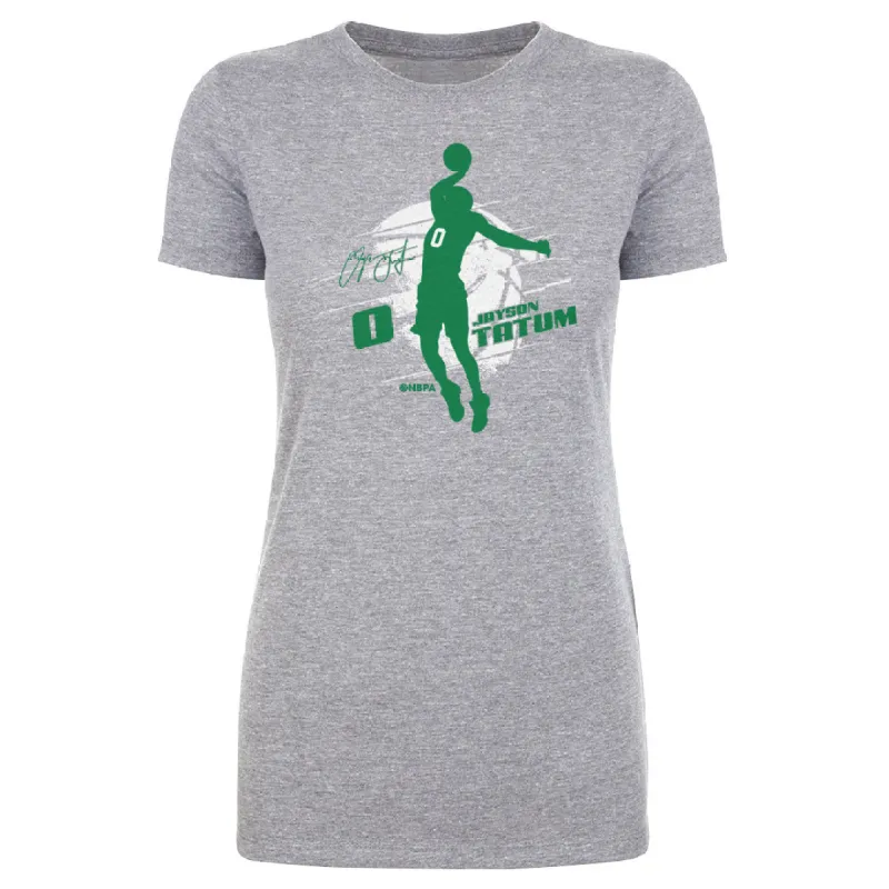 Jayson Tatum Boston Silhouette WHT sold by 500 Level