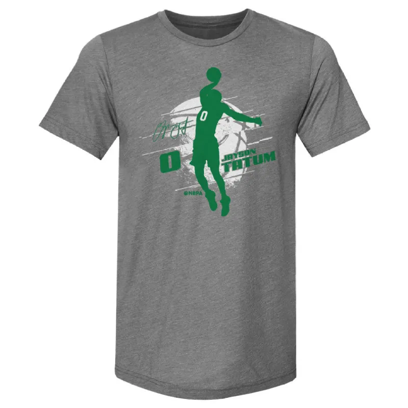 Jayson Tatum Boston Silhouette WHT sold by 500 Level