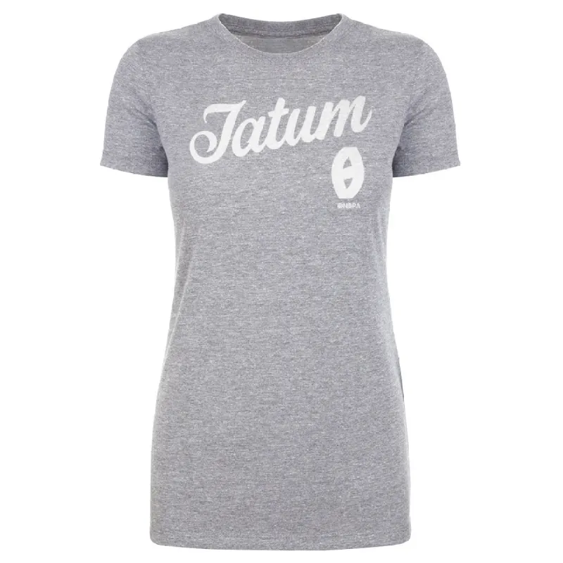 Jayson Tatum Boston Script WHT sold by 500 Level