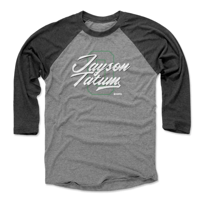 Jayson Tatum Boston Number Script WHT sold by 500 Level