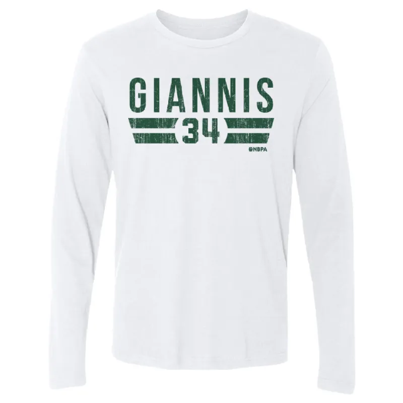 Giannis Antetokounmpo Milwaukee Font sold by 500 Level
