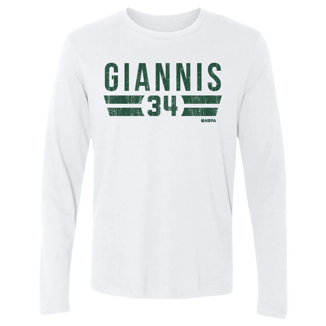 Giannis Antetokounmpo Milwaukee Font sold by 500 Level