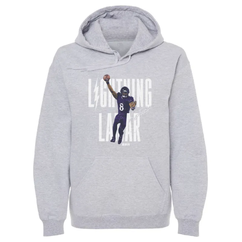 Lamar Jackson Baltimore Touchdown Leap WHT sold by 500 Level