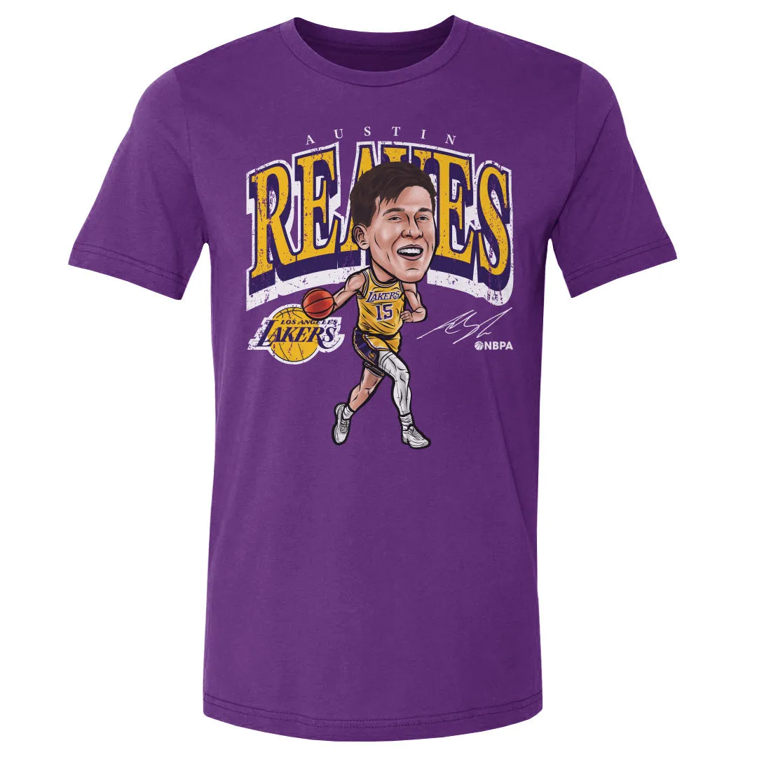 Austin Reaves Los Angeles Lakers Cartoon WHT sold by 500 Level product image thumbnail 4