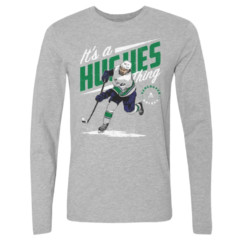 Quinn Hughes Vancouver Hughes Thing WHT sold by 500 Level