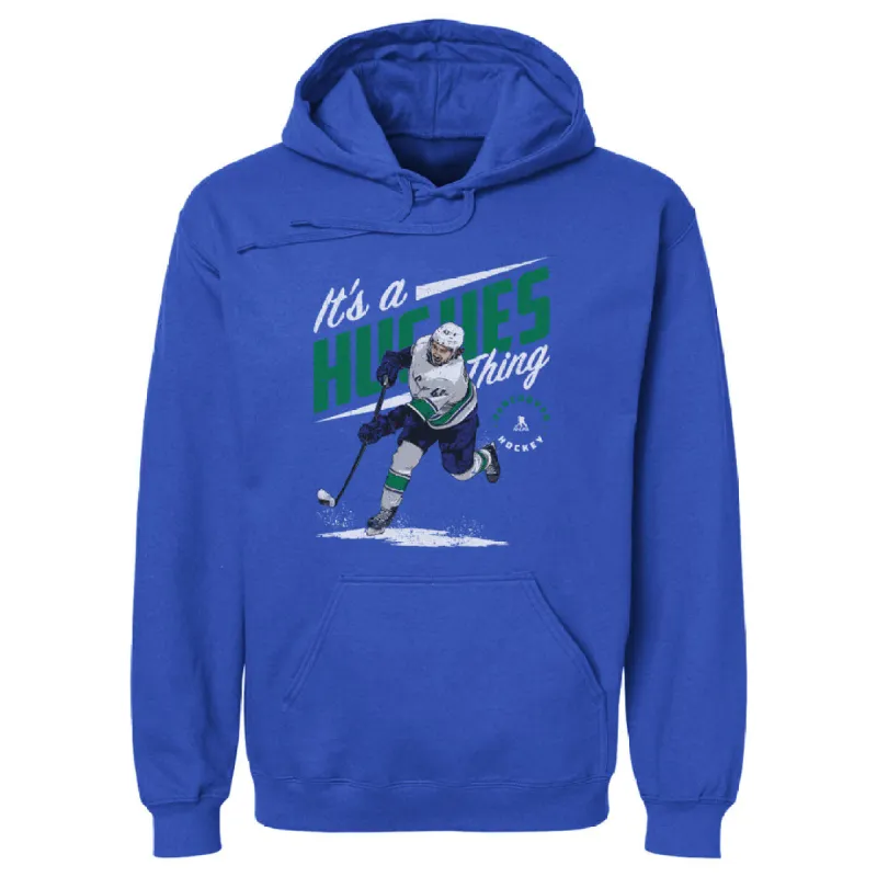 Quinn Hughes Vancouver Hughes Thing WHT sold by 500 Level