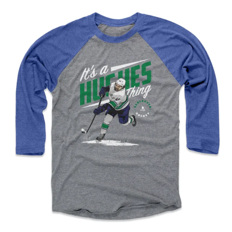 Quinn Hughes Vancouver Hughes Thing WHT sold by 500 Level