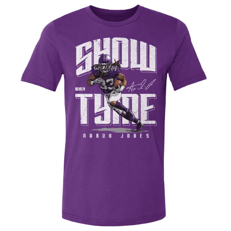 Aaron Jones Minnesota Show Tyme WHT sold by 500 Level