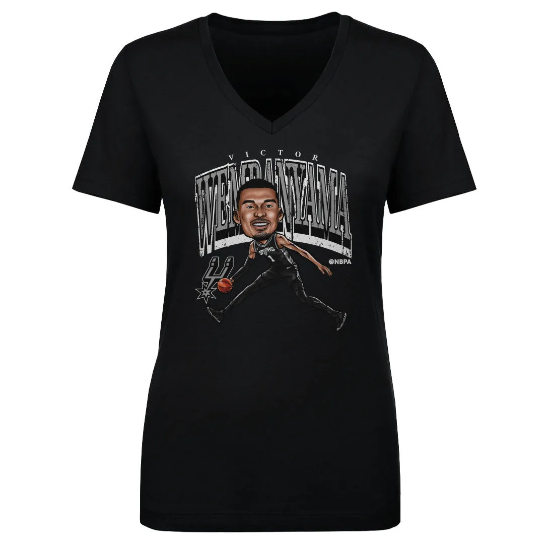 Victor Wembanyama San Antonio Spurs Cartoon WHT sold by 500 Level product image thumbnail 2