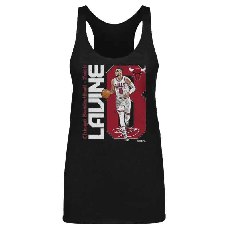 Zach LaVine Chicago Bulls Slant WHT sold by 500 Level