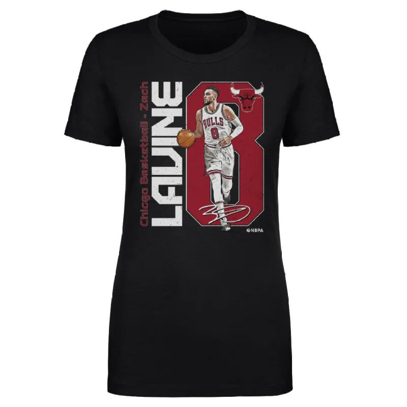 Zach LaVine Chicago Bulls Slant WHT sold by 500 Level